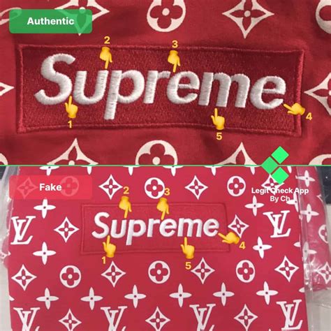 supreme louis vuitton box logo tee fake